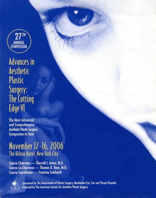 27 Anual Symposium New York. November 12-16, 2006