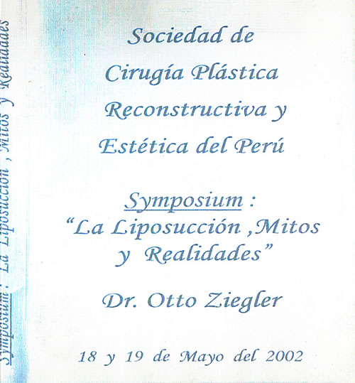Symposium Liposucción Lima 2002