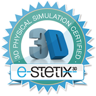 3D Physical Simulation Certified e-Stetix 3D