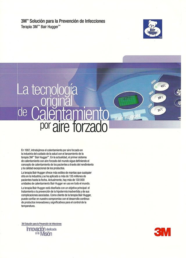 tecnología de calentamiento para prevenir hipotermia