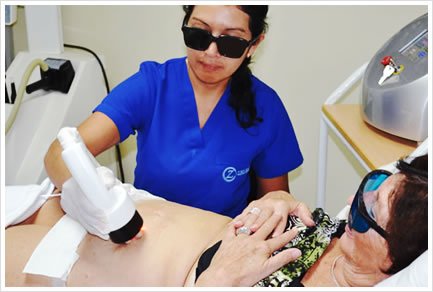 Tratamiento Laser de Baja Potencia más Frecuencia Tripolar